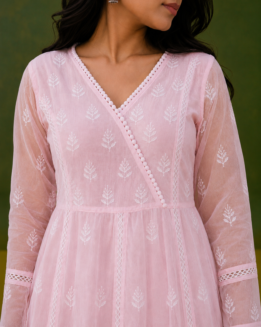 Rooh Anarkali With Elegant Lace Detailing & A Soft Stitched Lining