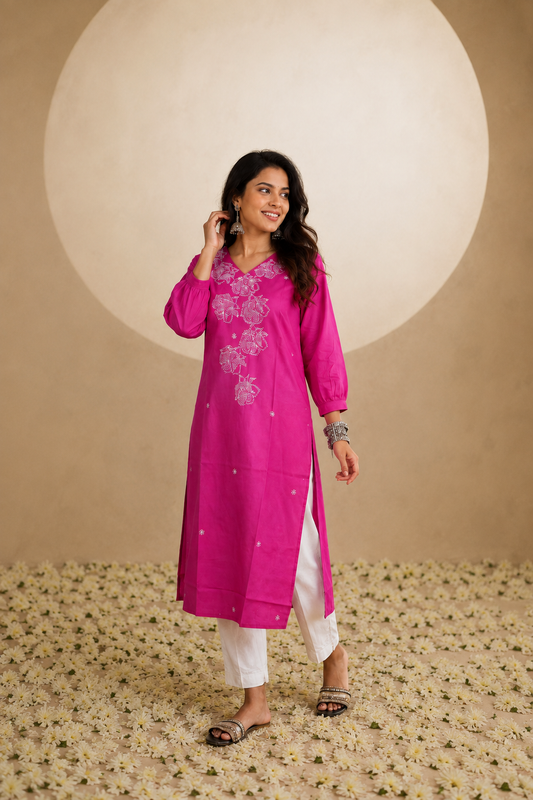 Royal Purple Kurta