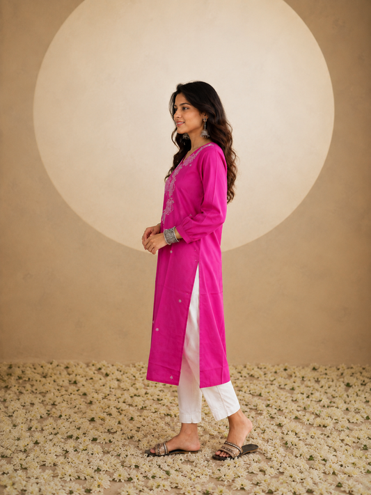 Royal Purple Kurta